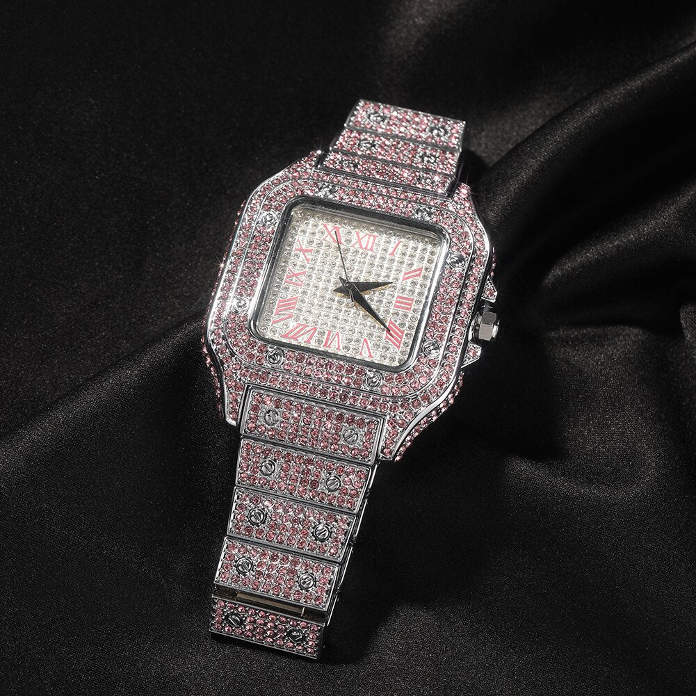 Icy Luxe Square Watch