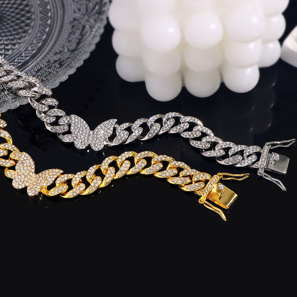 Iced Out Cuban Link Bracelet