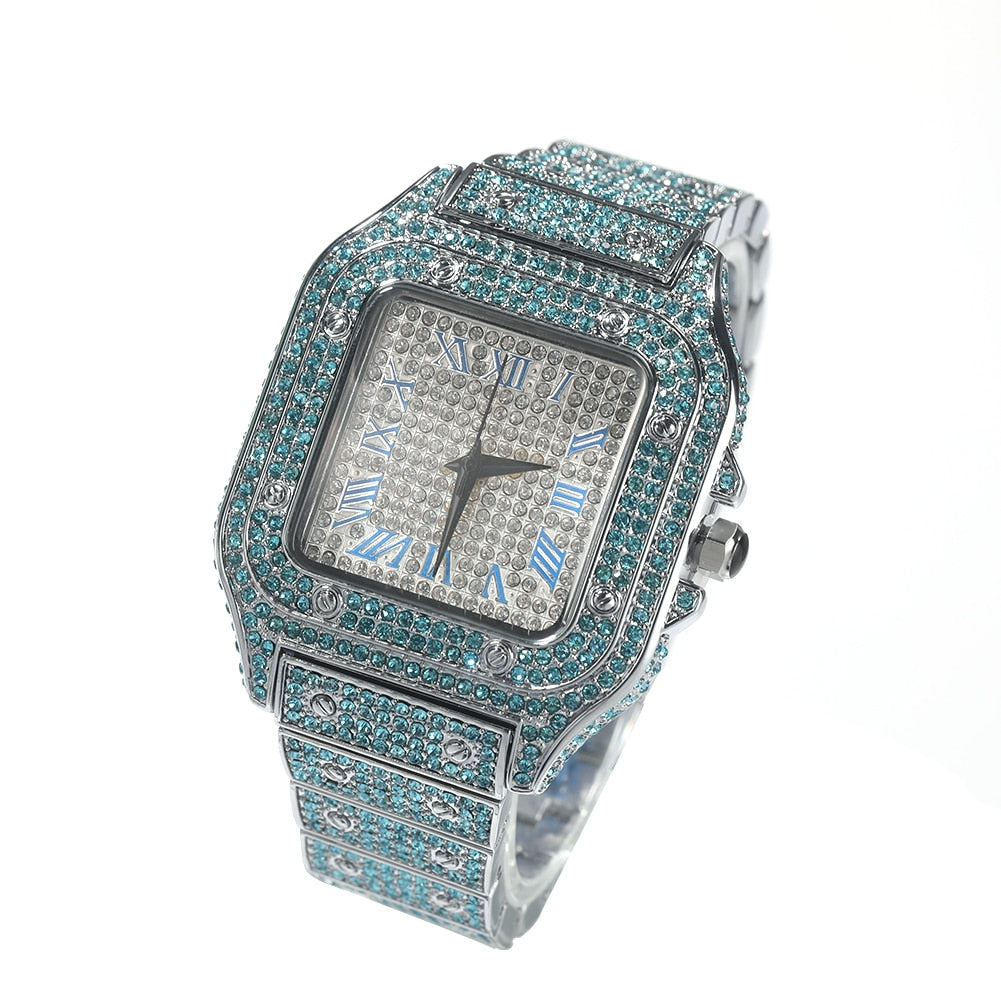 Icy Luxe Square Watch