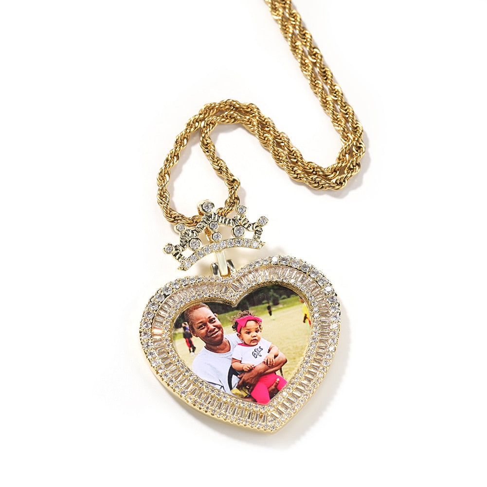 Custom Picture Perfect Heart Pendant