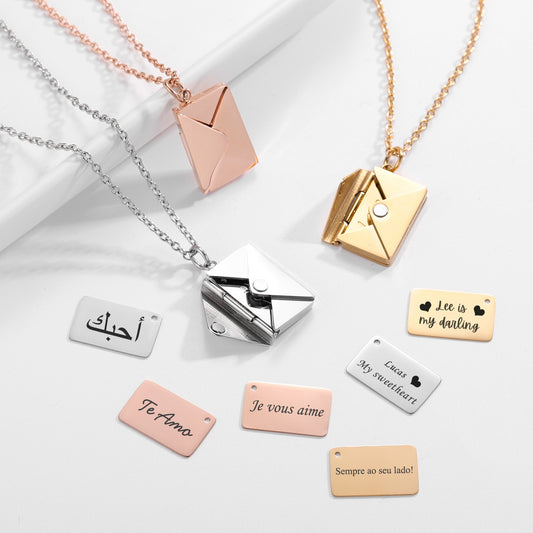 Love Letter Pendant Necklace