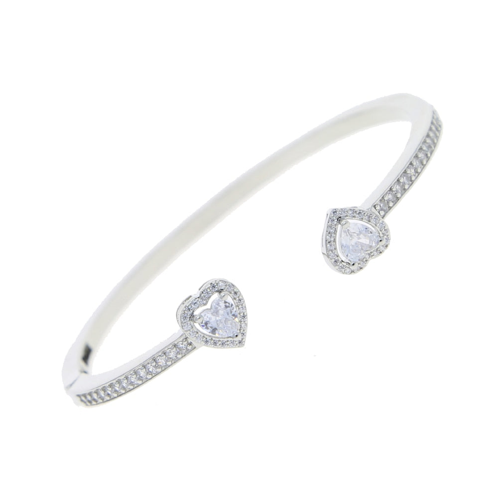 Icy Charm Bangle Bracelet