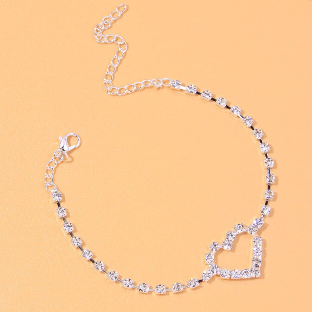 Dazzling Pendant Anklet