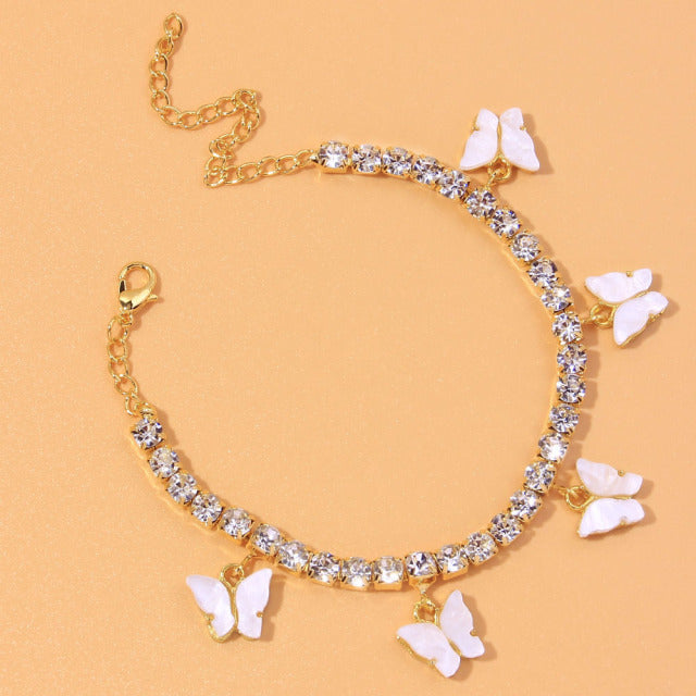 Dazzling Pendant Anklet