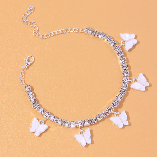 Dazzling Pendant Anklet