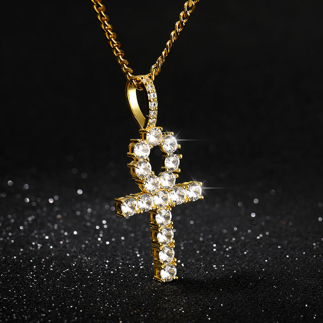 Icy Cross Necklace