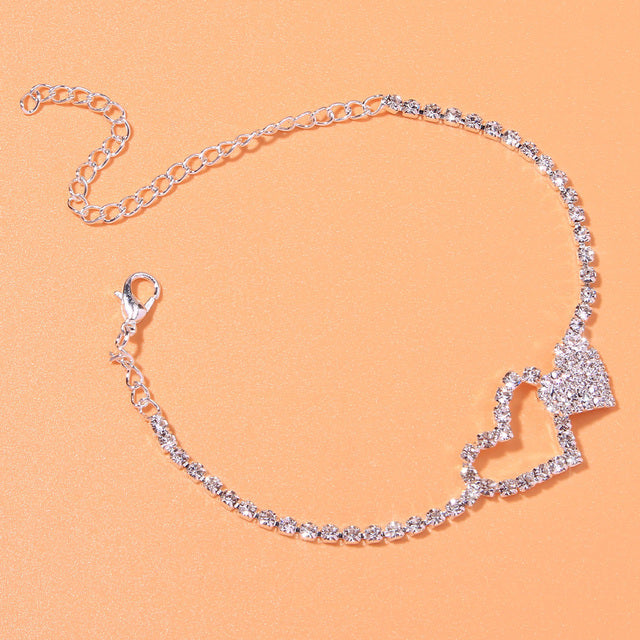 Dazzling Pendant Anklet