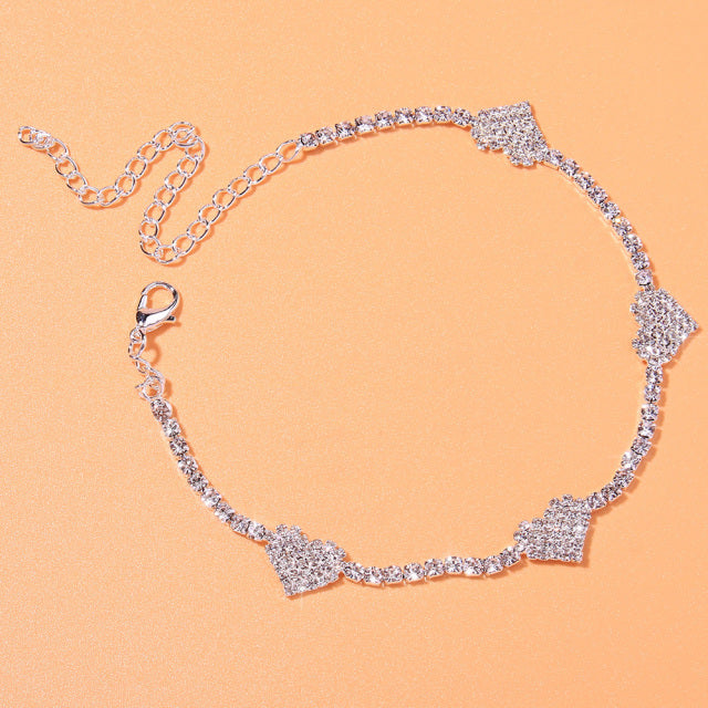 Dazzling Pendant Anklet