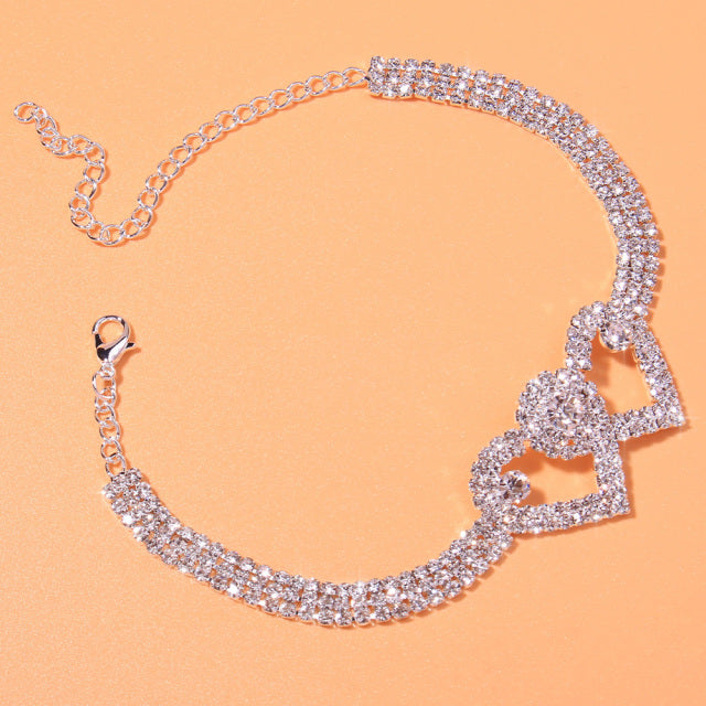 Dazzling Pendant Anklet