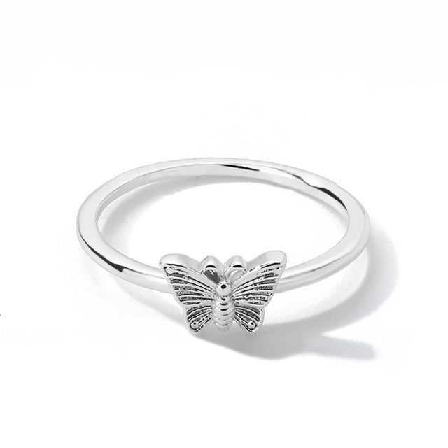 Minnie Crystal Butterfly Ring