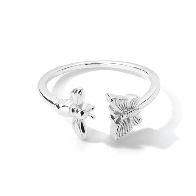 Minnie Crystal Butterfly Ring