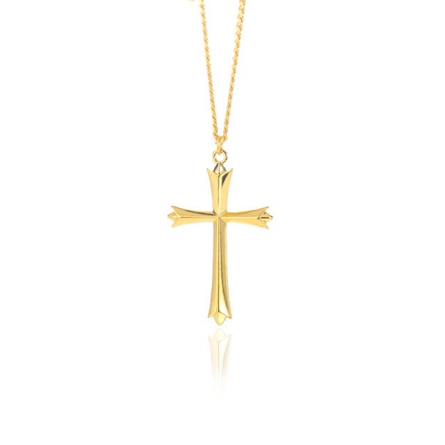 Icy Cross Necklace