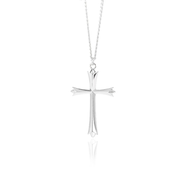 Icy Cross Necklace