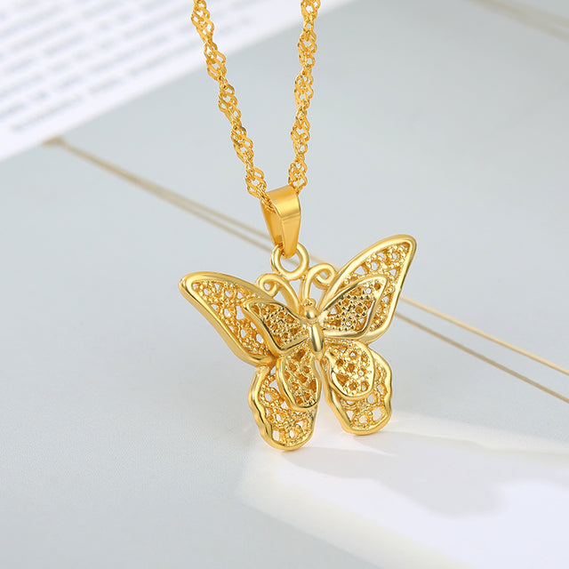 Monroe Butterfly Necklace